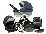 Raf-pol Baby Lux Alu way 2v1 2022 Dark Grey + u nás ZÁRUKA 3 ROKY