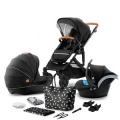 Kinderkraft Prime Kombinovaný 3v1 2023 Black + u nás ZÁRUKA 3 ROKY