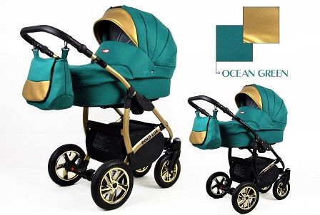 Raf-pol Baby Lux Gold Lux 2022 Ocean green + u nás ZÁRUKA 3 ROKY