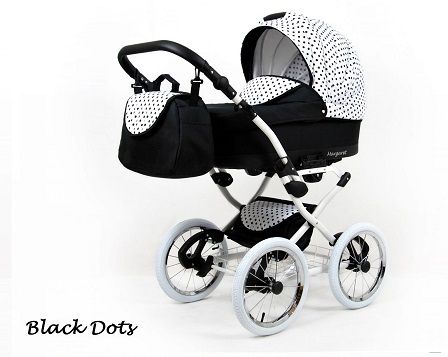 Raf-pol Baby Lux Margaret Chrome 2022 Black dots + u nás ZÁRUKA 3 ROKY