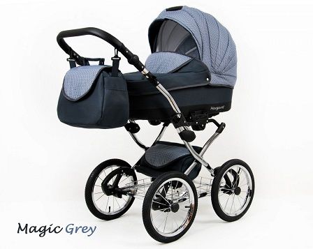 Raf-pol Baby Lux Margaret Chrome 2022 Magic grey + u nás ZÁRUKA 3 ROKY