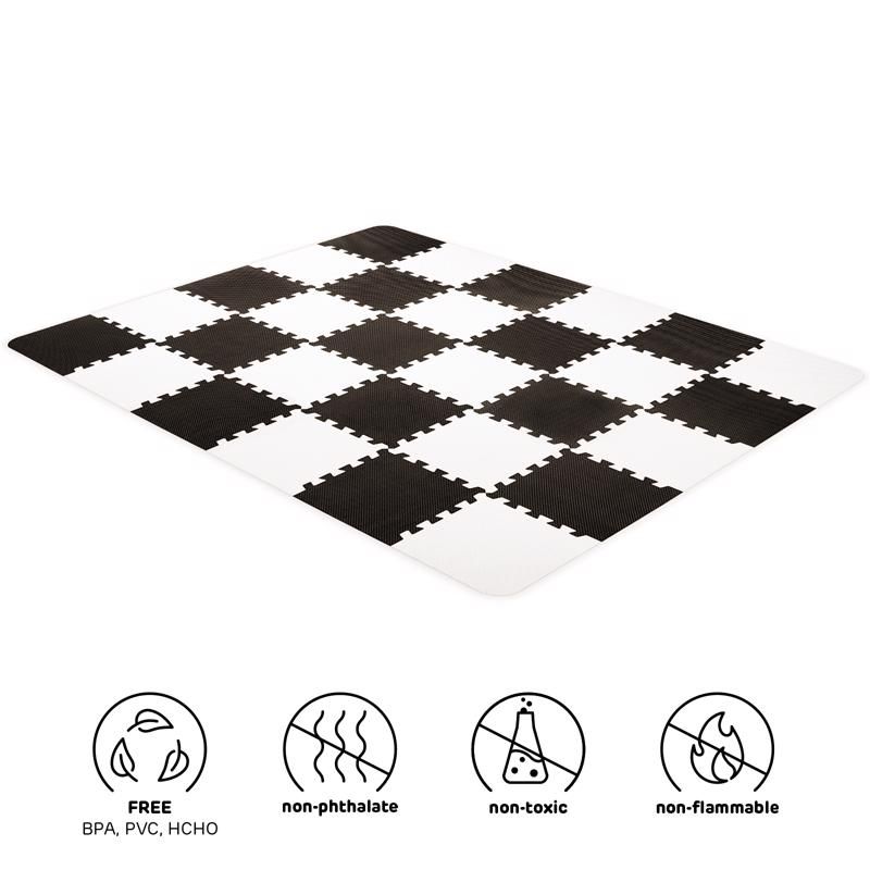 Kinderkraft Luno pěnové puzzle Black + u nás ZÁRUKA 3 ROKY Kinderkraft Luno pěnové puzzle Black + u nás ZÁRUKA 3 ROKY