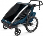 Thule Chariot Cross 2 2022 Majolica Blue + u nás ZÁRUKA 3 ROKY