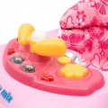 Baby Mix s volantem a silikonovými kolečky tmavě růžová + u nás ZÁRUKA 3 ROKY ⭐⭐⭐⭐⭐