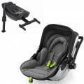 Kiddy Evoluna i-size 2 + Isofix základna 2022 Grey Melange Flash Green + u nás ZÁRUKA 3 ROKY a KAPSÁŘ ZDARMA⭐⭐⭐⭐⭐