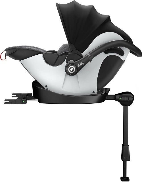 Kiddy Evoluna i-size 2 + Isofix základna 2023 Grey Melange Hot Red + u nás ZÁRUKA 3 ROKY a KAPSÁŘ ZDARMA⭐⭐⭐⭐⭐