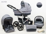 Raf-pol Baby Lux Largo 2v1 2024 Silver + u nás ZÁRUKA 3 ROKY⭐⭐⭐⭐⭐