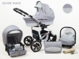 Raf-pol Baby Lux Largo 2v1 2024 Silver Wave + u nás ZÁRUKA 3 ROKY⭐⭐⭐⭐⭐