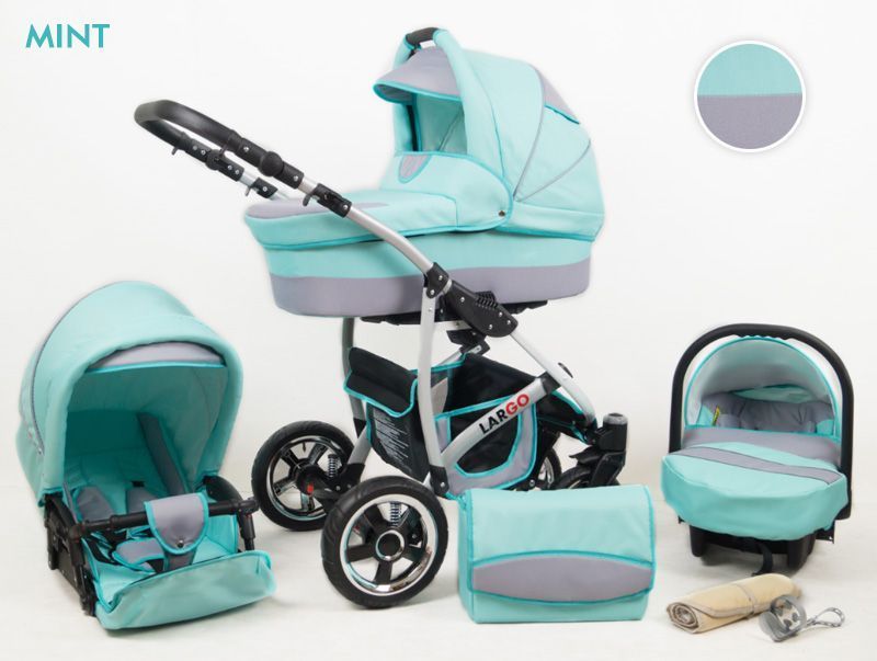 Raf-pol Baby Lux Largo 2v1 2024 Mint + u nás ZÁRUKA 3 ROKY⭐⭐⭐⭐⭐
