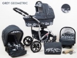 Raf-pol Baby Lux Largo 2v1 2024 Grey Geometric + u nás ZÁRUKA 3 ROKY⭐⭐⭐⭐⭐
