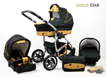 Raf-pol Baby Lux Largo 2v1 2024 Gold Star + u nás ZÁRUKA 3 ROKY⭐⭐⭐⭐⭐