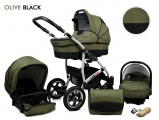 Raf-pol Baby Lux Largo 2v1 2024 Olive Black + u nás ZÁRUKA 3 ROKY