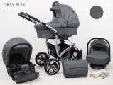 Raf-pol Baby Lux Largo 2v1 2023 Grey Flex + u nás ZÁRUKA 3 ROKY⭐⭐⭐⭐⭐