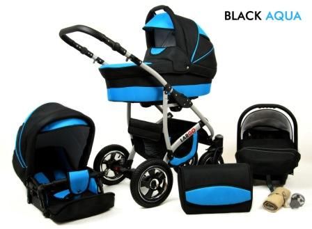 Raf-pol Baby Lux Largo 2v1 2024 Black Aqua + u nás ZÁRUKA 3 ROKY⭐⭐⭐⭐⭐