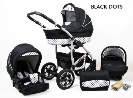 Raf-pol Baby Lux Largo 2v1 2023 Black Dots + u nás ZÁRUKA 3 ROKY⭐⭐⭐⭐⭐