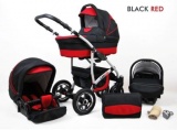 Raf-pol Baby Lux Largo 2v1 2024 Black Red + u nás ZÁRUKA 3 ROKY⭐⭐⭐⭐⭐