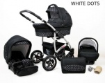 Raf-pol Baby Lux Largo 2v1 2024 White Dots + u nás ZÁRUKA 3 ROKY⭐⭐⭐⭐⭐