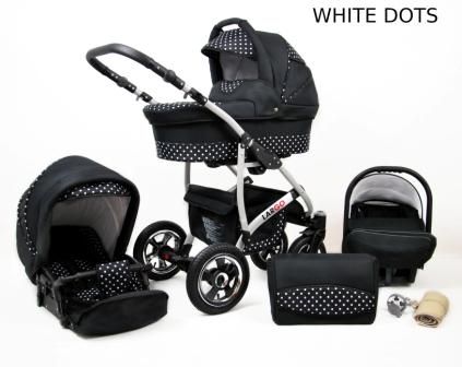 Raf-pol Baby Lux Largo 2v1 2024 White Dots + u nás ZÁRUKA 3 ROKY⭐⭐⭐⭐⭐