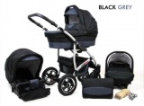 Raf-pol Baby Lux Largo 2v1 2024 Black Grey + u nás ZÁRUKA 3 ROKY⭐⭐⭐⭐⭐
