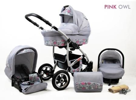 Raf-pol Baby Lux Largo 2v1 2024 Pink Owl + u nás ZÁRUKA 3 ROKY⭐⭐⭐⭐⭐