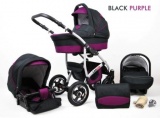 Raf-pol Baby Lux Largo 3v1 2023 Black Purple + u nás ZÁRUKA 3 ROKY⭐⭐⭐⭐⭐