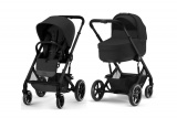 Cybex Balios S Lux + Cot S Lux 2023 Moon Black + u nás ZÁRUKA 3 ROKY⭐⭐⭐⭐⭐