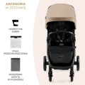 Kinderkraft Mitzy Linen Beige 2025 + u nás ZÁRUKA 3 ROKY ⭐⭐⭐⭐⭐