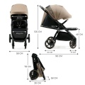 Kinderkraft Mitzy Linen Beige 2025 + u nás ZÁRUKA 3 ROKY ⭐⭐⭐⭐⭐