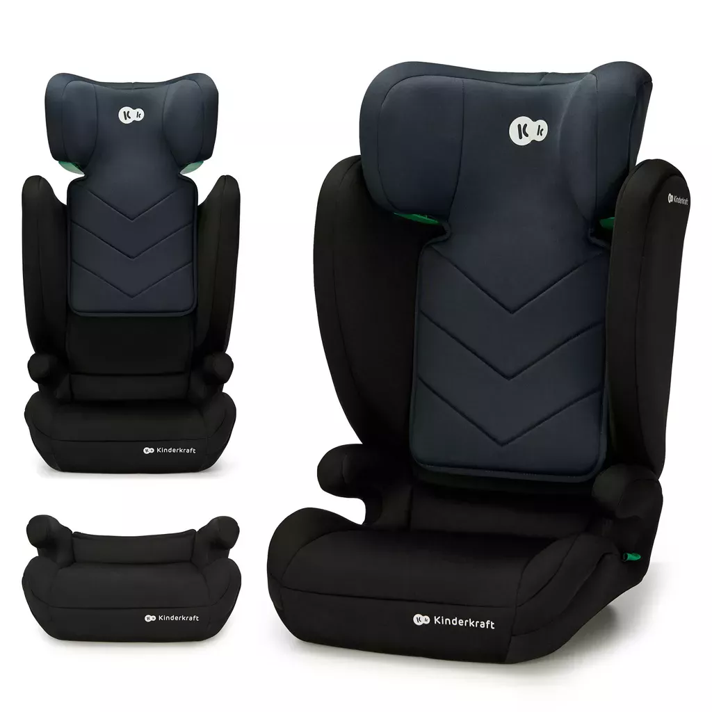 Kinderkraft I-SPARK i-Size Black 2024 + u nás ZÁRUKA 3 ROKY a KAPSÁŘ ZDARMA⭐⭐⭐⭐⭐