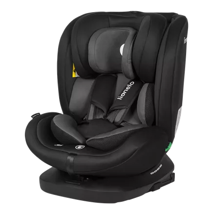Lionelo Bastiaan i-Size ⭐⭐⭐⭐⭐ Black Grey 2025 + u nás ZÁRUKA 3 ROKY a KAPSÁŘ ZDARMA