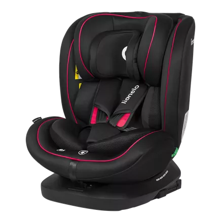 Lionelo Bastiaan i-Size ⭐⭐⭐⭐⭐ Black Red 2025 + u nás ZÁRUKA 3 ROKY a KAPSÁŘ ZDARMA