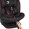 Lionelo Bastiaan i-Size ⭐⭐⭐⭐⭐ Black Red 2025 + u nás ZÁRUKA 3 ROKY a KAPSÁŘ ZDARMA