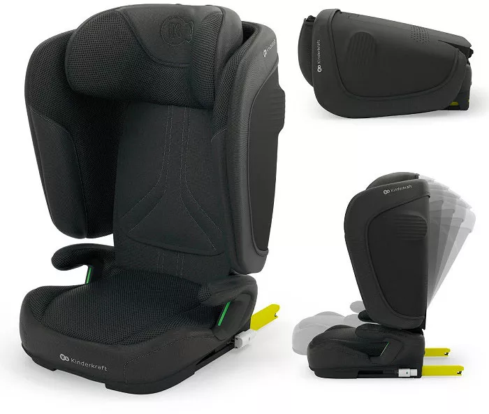 Kinderkraft Unity 2 i-Size Black 2025 + u nás ZÁRUKA 3 ROKY a KAPSÁŘ ZDARMA⭐⭐⭐⭐⭐
