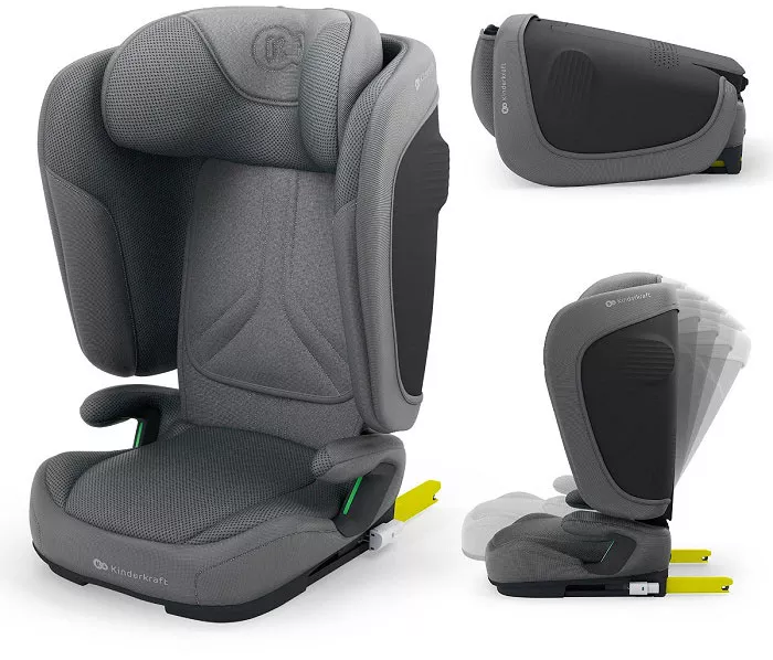Kinderkraft Unity 2 i-Size Grey 2025 + u nás ZÁRUKA 3 ROKY a KAPSÁŘ ZDARMA⭐⭐⭐⭐⭐