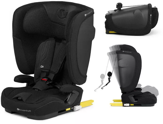 Kinderkraft Fix2Go i-Size ⭐⭐⭐⭐⭐ Black 2025 + u nás ZÁRUKA 3 ROKY a KAPSÁŘ ZDARMA