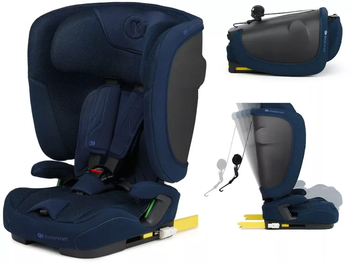 Kinderkraft Fix2Go i-Size ⭐⭐⭐⭐⭐ Navy 2025 + u nás ZÁRUKA 3 ROKY a KAPSÁŘ ZDARMA